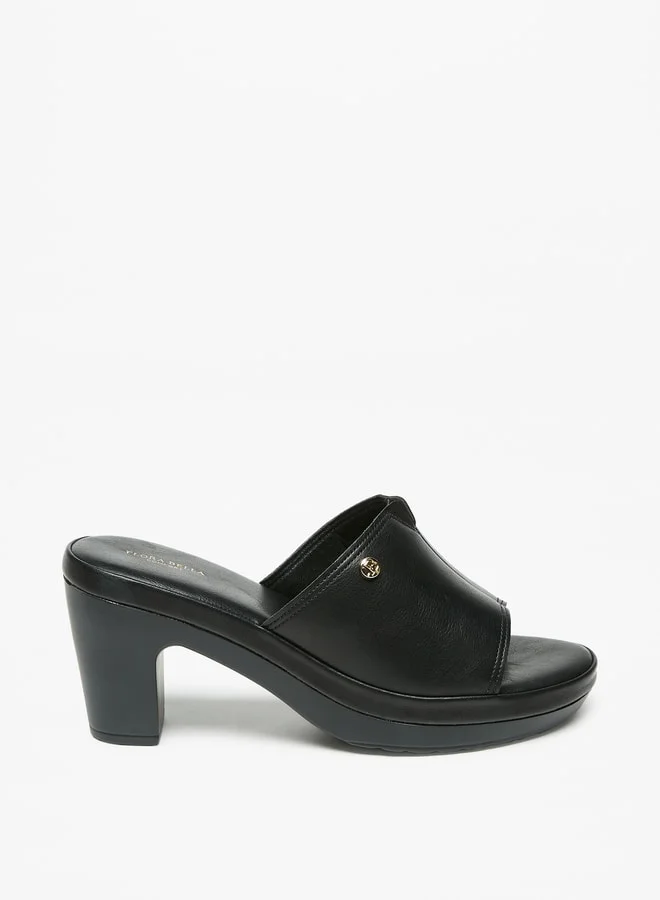 Flora Bella By Shoexpress Women's Solid Slip-On Block Heels Ramadan Collection