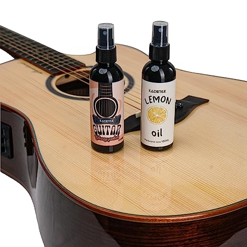 Kadence 100ml Lemon polish and 100ml Glossy Guitar Polish for Guitar Fretboard Care/Cleaning/Polishing, Fretboard Cleaner for Guitar, Bass, Ukulele - Image 4