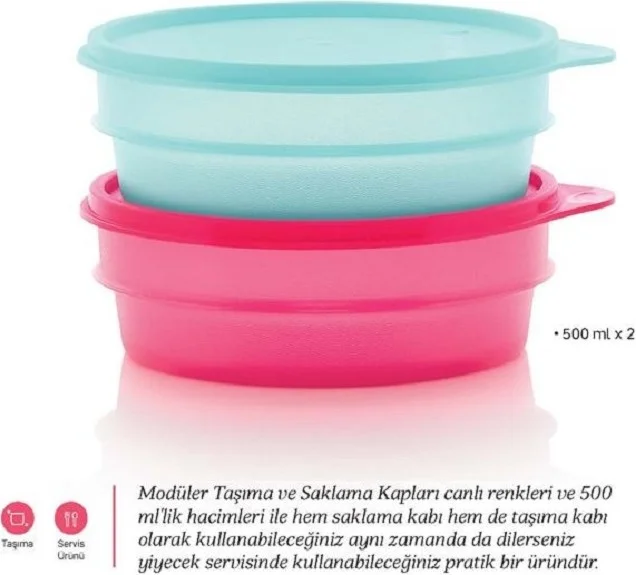 توبروير Modular Storage and Transport Containers 2X500 ml Hsgl