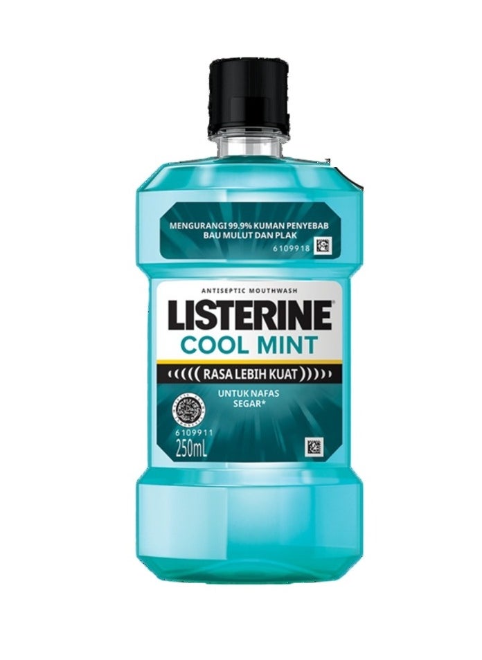 Listerine Listerine, Cool Mint Daily Mouthwash, Mint Flavour, 250ml  - Image 1