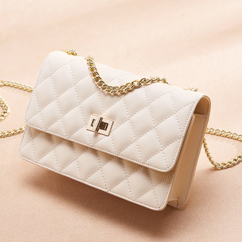 2023 Bag Women'S Bag New Summer Trendy Girl'S Spice Girls Four Seasons Universal Single Shoulder Crossbody Rhomboid Chain Bag - Image 3