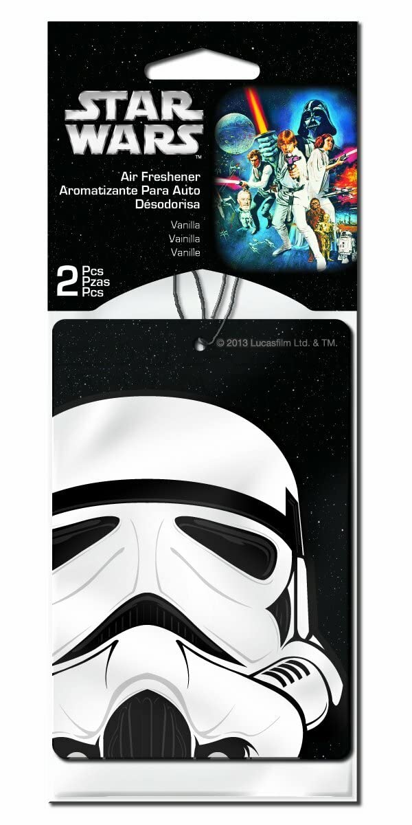 Plasticolor 005546R01 Star Wars Stormtrooper Car Air Freshener  2 Pack