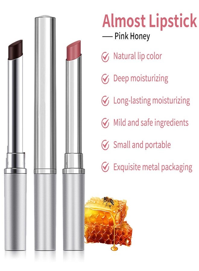 Dulele 2PCS Honey Lipstick Tinted Lip Balm, Glossy Hydrating Lip stick, Sheer Black Jelly Lipstick, Nourishing Black and Pink Lip Stick, Moisturizing Lip Care Balm for Dry Lips - Image 5