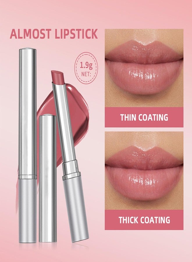 Dulele 2PCS Honey Lipstick Tinted Lip Balm, Glossy Hydrating Lip stick, Sheer Black Jelly Lipstick, Nourishing Black and Pink Lip Stick, Moisturizing Lip Care Balm for Dry Lips - Image 4