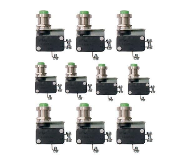 SP Electron AC 10A 250V Micro Limit Screw type Push Switch Pack of 10 - Image 1