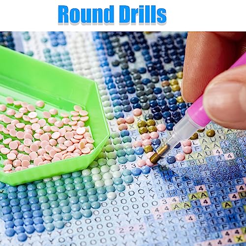 Legrace Book Diamond Art Painting Kits for Adults - Full Drill Diamond Dots Paintings for Beginners, Butterfly Round 5D Paint with Diamonds Pictures Gem Art Painting Kits DIY Adult Crafts Kits 12x16inch - Image 5