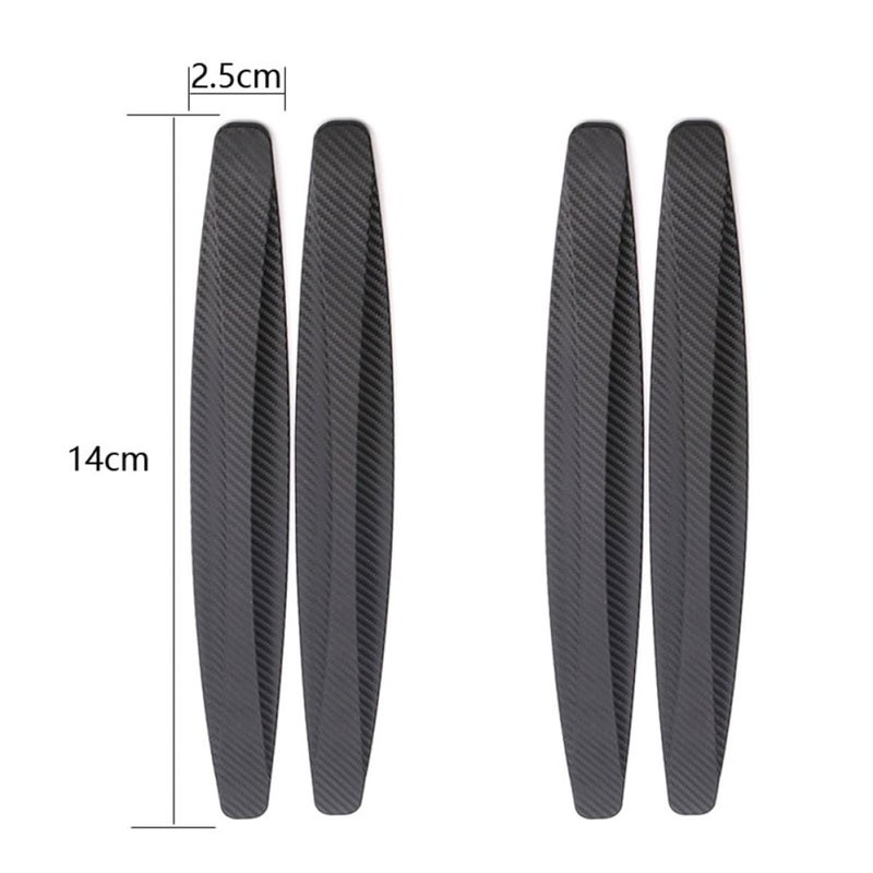4pcs Door Edge Guards Black Car Door Scratch Protector Strips For Vehicles - Image 3