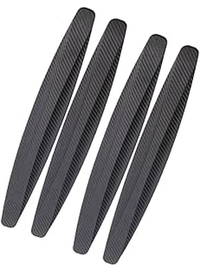 4pcs Door Edge Guards Black Car Door Scratch Protector Strips For Vehicles - Image 1