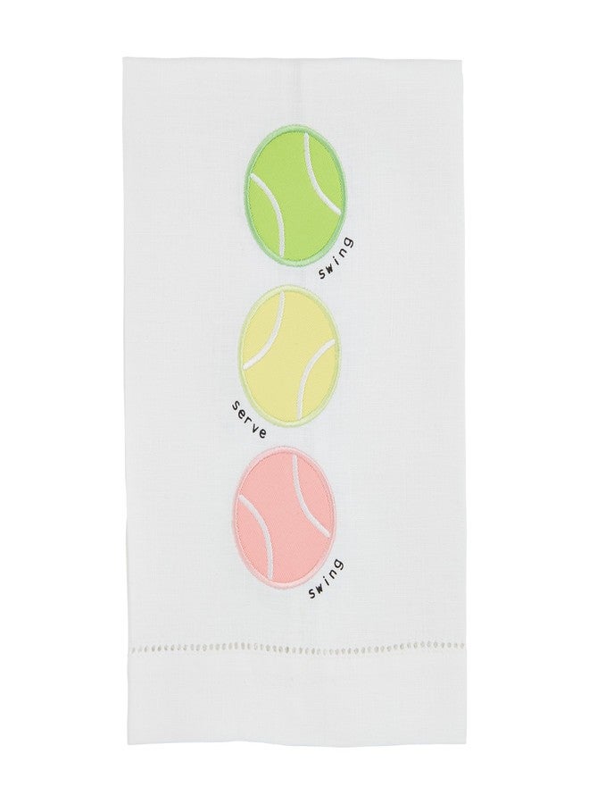 Mud Pie Triple Racket Tennis Towel; 21" x 14" - Image 1