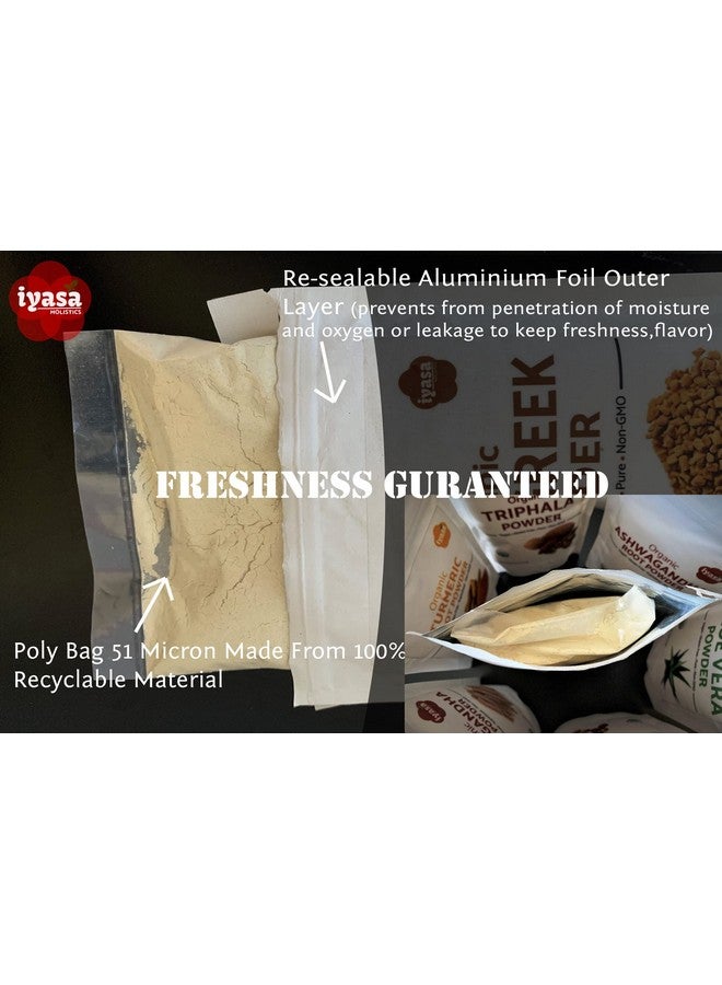 Iyasa Holistics Organic Chamomile Flower Powder, Food Grade for Baking, Cooking, Tea, Summer Drinks, DIY Skin and Hair Care Products, Natural Face Packs, Face Mask 8 oz 223 gm - Image 5