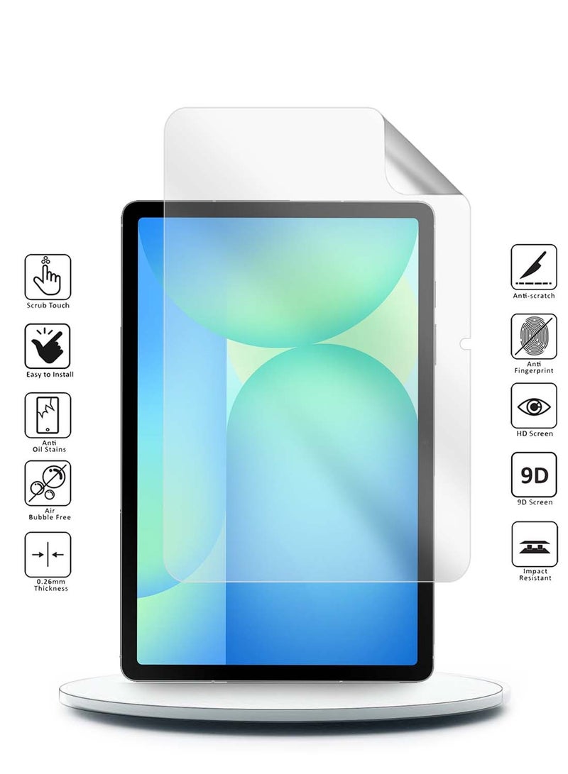 Wtech Samsung Galaxy Tab S10 FE 10.9 5G 2025 (10.9 inches) Wtech Premium Pure Hydrogel Matte Film Thin and Flexible Screen Protector (TSHFMN) - Clear - Image 2