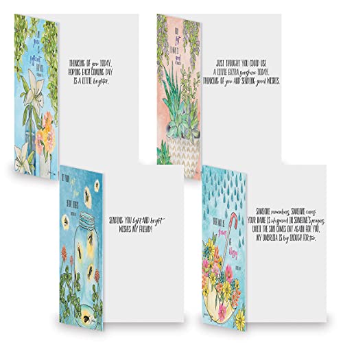 Current Multiple Blessings Thinking of You Cards Religious with Envelopes - Assortment of 20 Greeting Cards, 10 Designs, Large 5" x 7" Christian Thinking of You Cards - Image 2