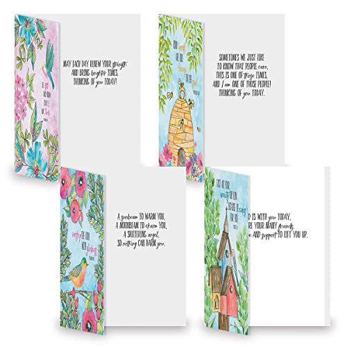 Current Multiple Blessings Thinking of You Cards Religious with Envelopes - Assortment of 20 Greeting Cards, 10 Designs, Large 5" x 7" Christian Thinking of You Cards - Image 3