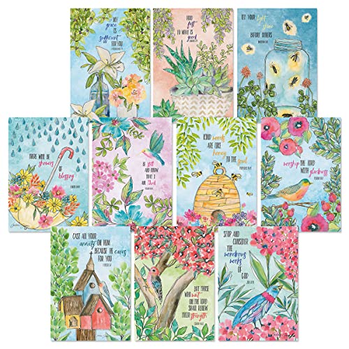 Current Multiple Blessings Thinking of You Cards Religious with Envelopes - Assortment of 20 Greeting Cards, 10 Designs, Large 5" x 7" Christian Thinking of You Cards - Image 1