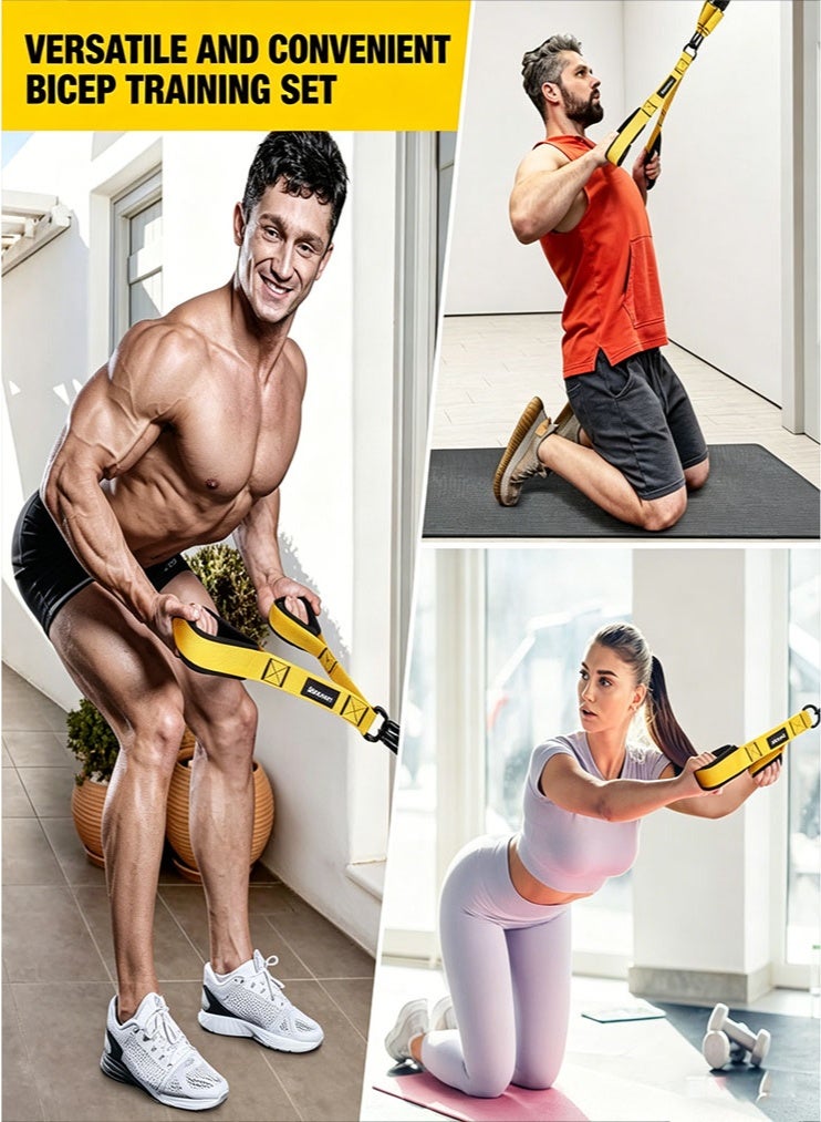 meayul Pull Up Assistance Bands, Adjustable Heavy Duty Resistance Band for Pull Up, Comfortable Fabric Feet/Knee Rest, Assistance Bands for Pull-Up, ull Up Assist Band, Training at Home & Gym, with Carrying Bag - Image 5