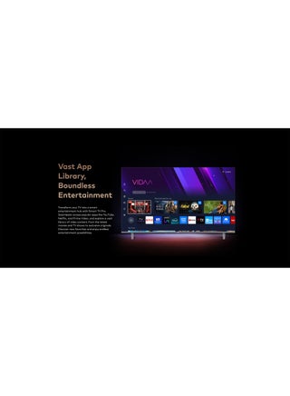 65 Inch QLED advanced technology and Quantum Dot backlight, 4K Smart TV Wall Mount,Platinum Metallic Frameless Design, Built-in Wi-Fi 2.4Hz and bluetooth, 125% Wider Colour Gamut for Cinema Visuals, Voice Control, Apps YouTube, Netflix, Prime video, 2 Year Warranty ,OS Update Black 65T6 (G6560N) - view 5