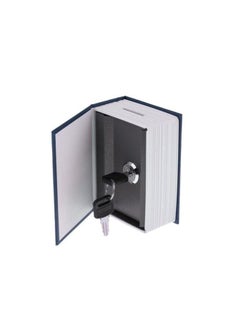 Spaceshoop Money Box With Key，Diversion Book Safe ，Hidden Safe Lock Box，Home Book Safe ，Dictionary Diversion Metal Safe Lock Box Creative Gift,11.4 * 8 * 4.5cm  - Image 2