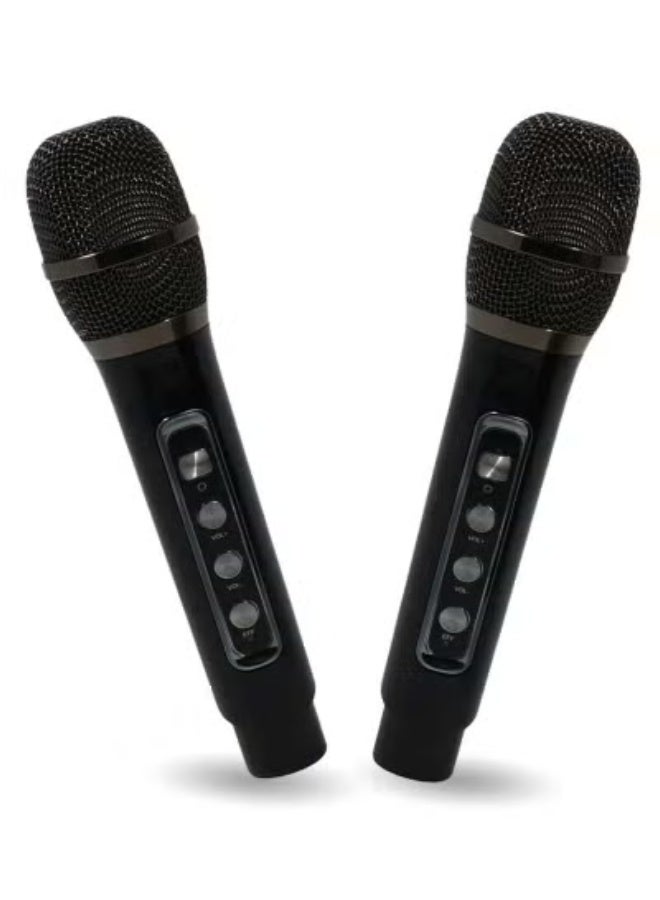 Smart Berry Smart Berry M25 Wireless Bluetooth Karaoke System – Portable PA Speaker with Dual Wireless Microphones, HD Sound, Rechargeable Battery & Multi-Port Support for Home, Party, Outdoor Events & Family Entertainment - Image 3
