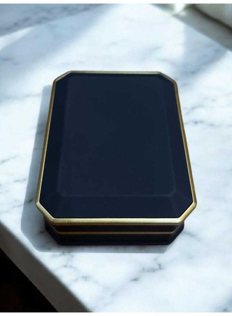 Al Seraj Luxury LED Light Pendant & Earring Jewelry Box | Premium Black Carbon Fiber Exterior with Velvet Interior | Illuminated Single Jewelry Display Case | Gift-Ready Engagement & Wedding Present - Image 3