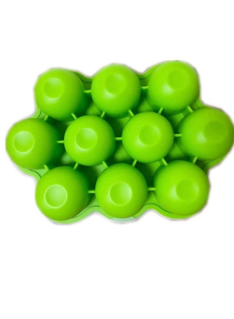 بلومنغ تايم صينية تجميد طعام الأطفال من السيليكون مع غطاء - أخضر - Image 2