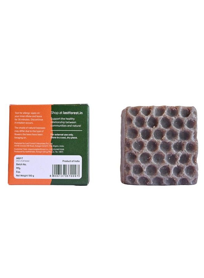 Last Forest Artisanal Handcrafted Handmade Natural Honeycomb Beeswax Soap Honey & Jaggery 100G 100% Natural Ingredients Moisturizing Natural Beeswax Bathing Soap For Men And Women - Image 5