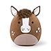 PEACH CAT Original Quarter Horse Stuffed Animal 12 Cute Horse Plush Soft Plushies Toys Gifts for Kids Adults Brown - Image 2