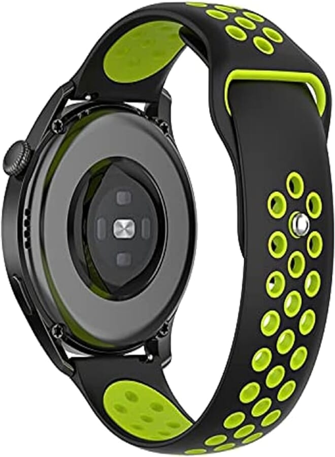 ClickAE 22MM HUAWEI Watch GT3 (46mm) / WATCH 3, 3 Pro/ GT2 Pro Replacement Silicone Straps/Band,also compatible with Samsung Gear S3 Frontier & S3 Classic/Galaxy Watch 46mm/Galaxy Watch 3 (45mm)