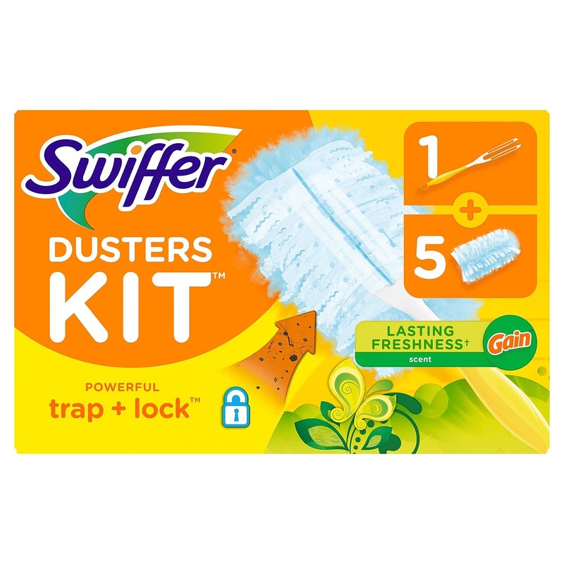 Swiffer Heavy Duty Dusters Starter Kit, Gain, Blue (74330) - Image 2