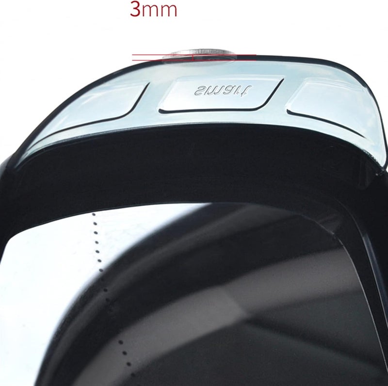 DEMULAX Car Rearview Mirror Rain Visor Set - Image 2