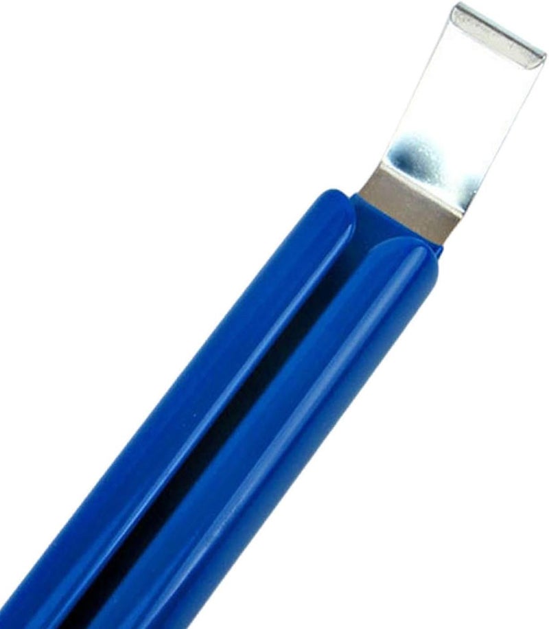 Vinyl Siding Installation Tool for Seamless Setup, Blue Siding Removal Hook with Non-Slip Handle, 7.09 Inch Hot Rolled Steel Construction for Home Repair and Maintenance - Image 2