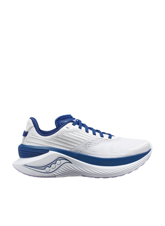 Saucony Women's Endorphin Shift 3 Sneaker, White/Indigo, 12 - Image 1