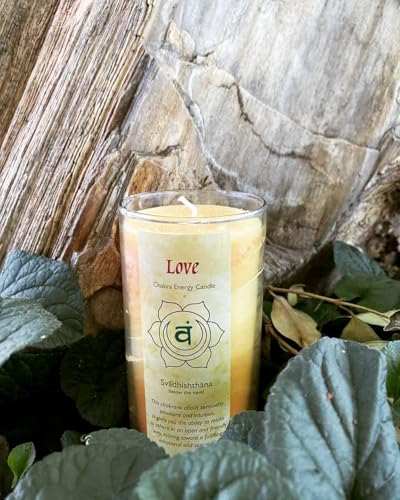 Aloha Bay Premium Scented Candle Hand Made Chakra Energy Jar | 11 Oz Jar | Love, Svadhishtana| Yoga, Prayer & Meditation Candle | Long Burn 60 Hours | Essential Oils of Cedar, Spruce & Rosemary | Aloha Bay - Image 2