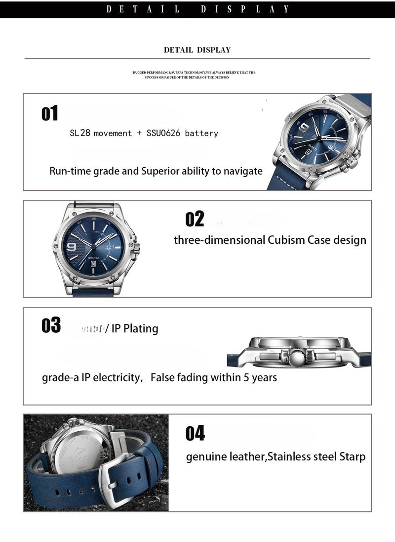 Men's Fashion Casual Waterproof Quartz Watch - pzsku/Z82FAD0429CB43DC8F56DZ/45/_/1734325820/9348f0fb-11e9-4a95-ab4d-408ee0c47a25