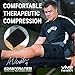 Vive Thigh Hamstring Compression Sleeve Brace for Men Women 2 Pack Black Pain Relief Support Wrap for Sciatica Hip Flexor Groin Leg Upper Thigh Quick Results Sciatic Nerve Recovery - Image 4