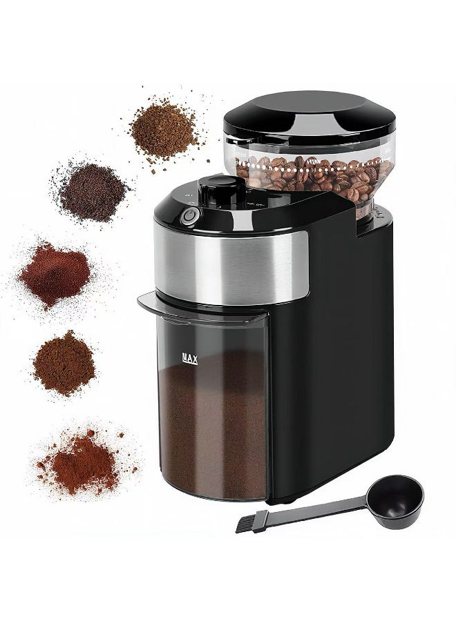 Burr Coffee Grinder Electric - Adjustable Burr Grinder with 28 Precise Grind Settings for 12 Cups - Coffee Grinders for Home Use - Professional Coffee Bean Grinder - Stainless Steel - Image 1