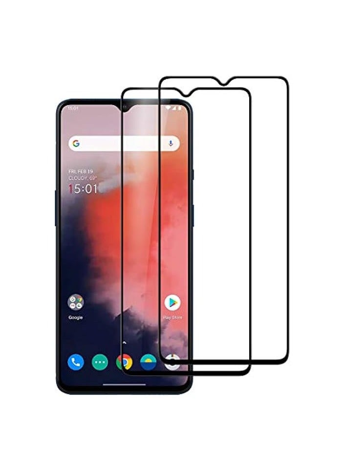 PROMASS Tempered Glass Screen Protector For OnePlus7T - Clear, Pack of 2 - Image 1