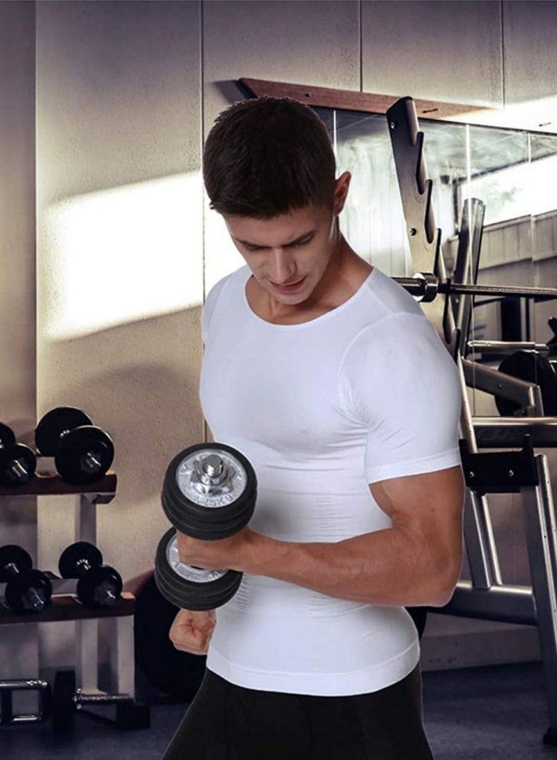 جولي تشيك رجل ساونا سترة تانك أعلى اللياقة البدنية الجسم المشكل التخسيس سترة التخسيس ملابس داخلية ضغط الخصر المدرب الجسم الأعلى ملابس داخلية التخسيس تي شيرت قصيرة الأكمام تجريب الملحقات بدلة ساونا - Image 2