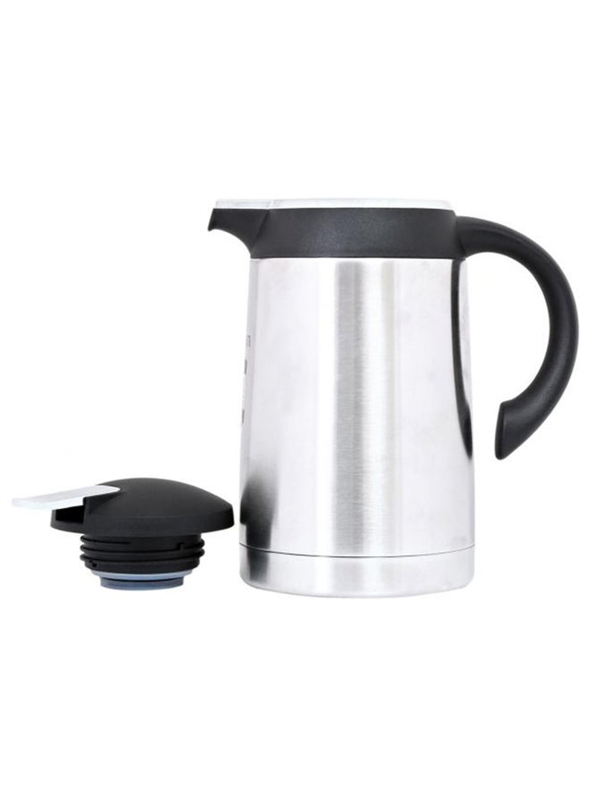 نيسان نسان ترمس ستانلس ستيل ملكي فضي أسود . لتر - Image 3