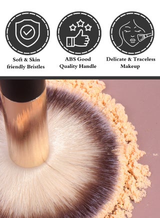 Dual-ended brush: one end for applying nose contour and the other for applying blush or highlighter - T04 - view 2