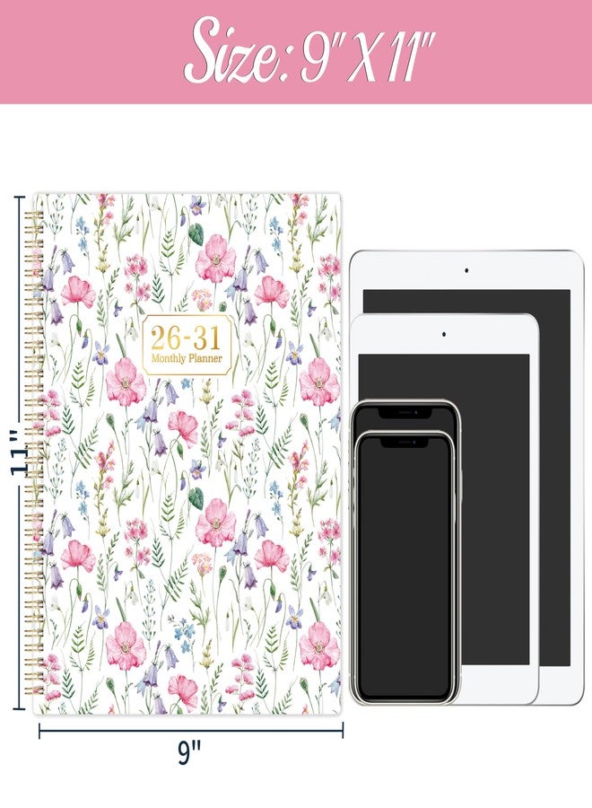 Lortarl 2026-2031 Monthly Planner/Calendar - 5 Year Planner 2026-2031, Jul. 2026 - Jun. 2031, 9'' x 11'', with Coated Tabs, Inner Pocket - Image 4