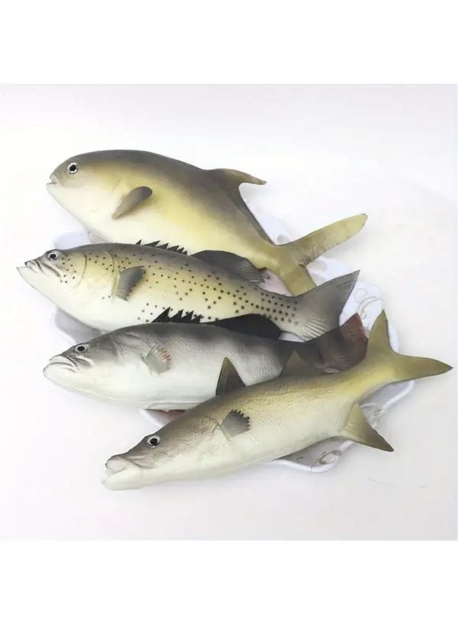 Realistic Shark Sea Bass Fish Model Ocean Animal Toy Prop Cat Pet - Image 5