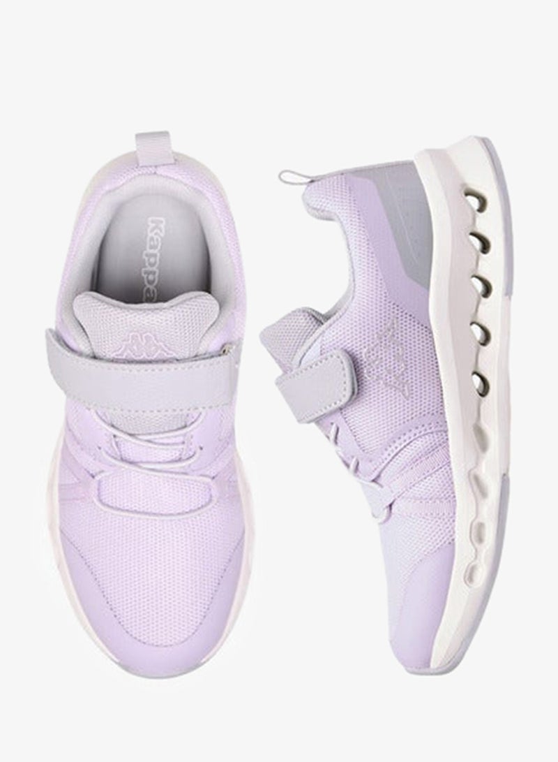 Kappa Girls' Logo Detail Sports Shoes with Hook and Loop Closure - Image 3