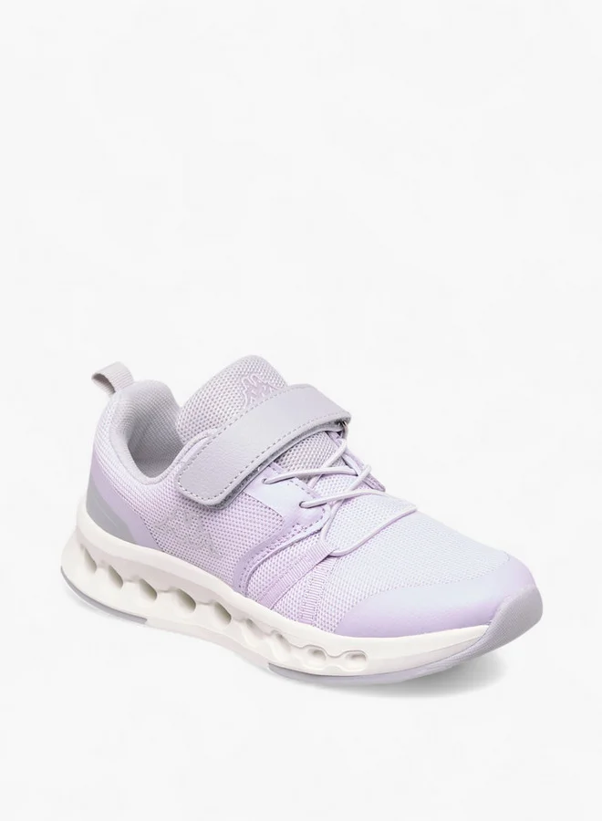 كابا حذاء رياضي بناتي بشعار وحزام لاصق