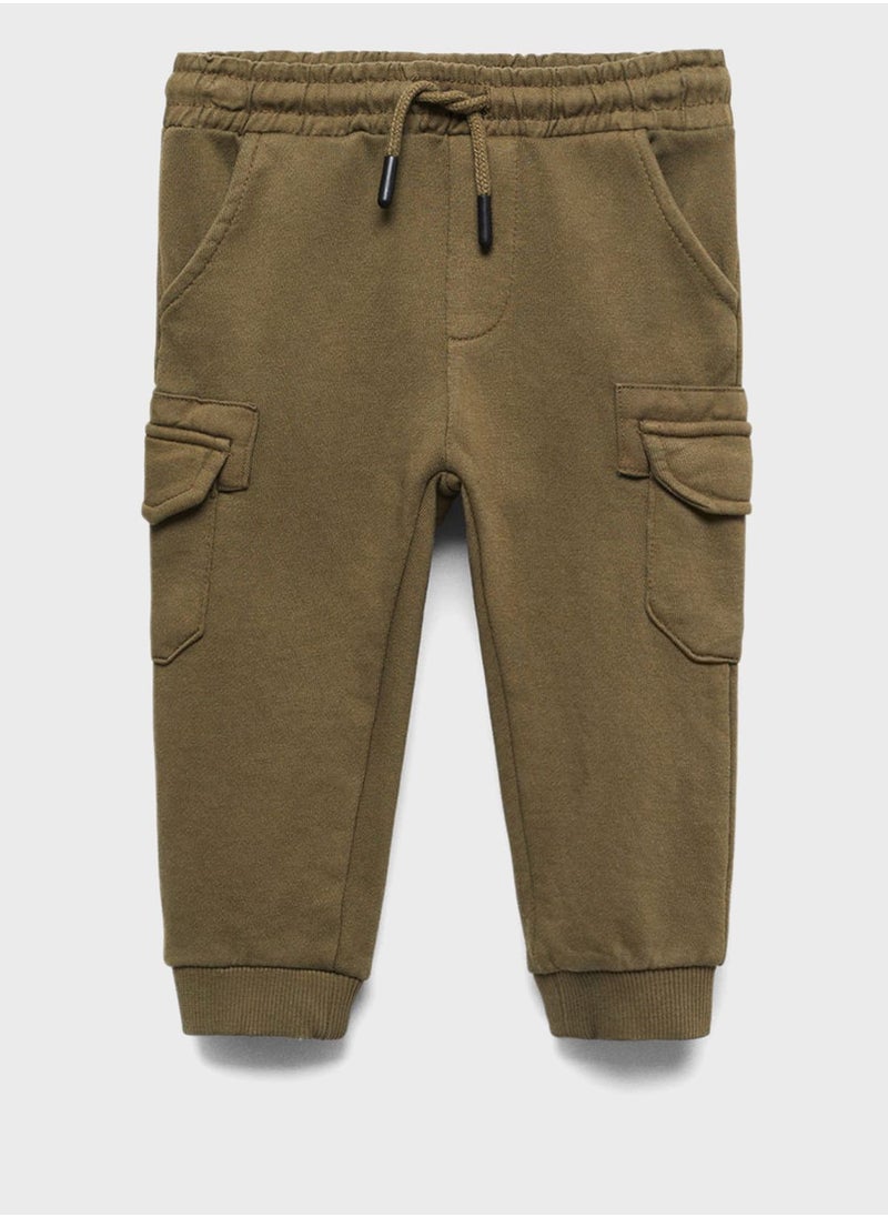 MANGO - Kids Essential Cargo Joggers - Image 1