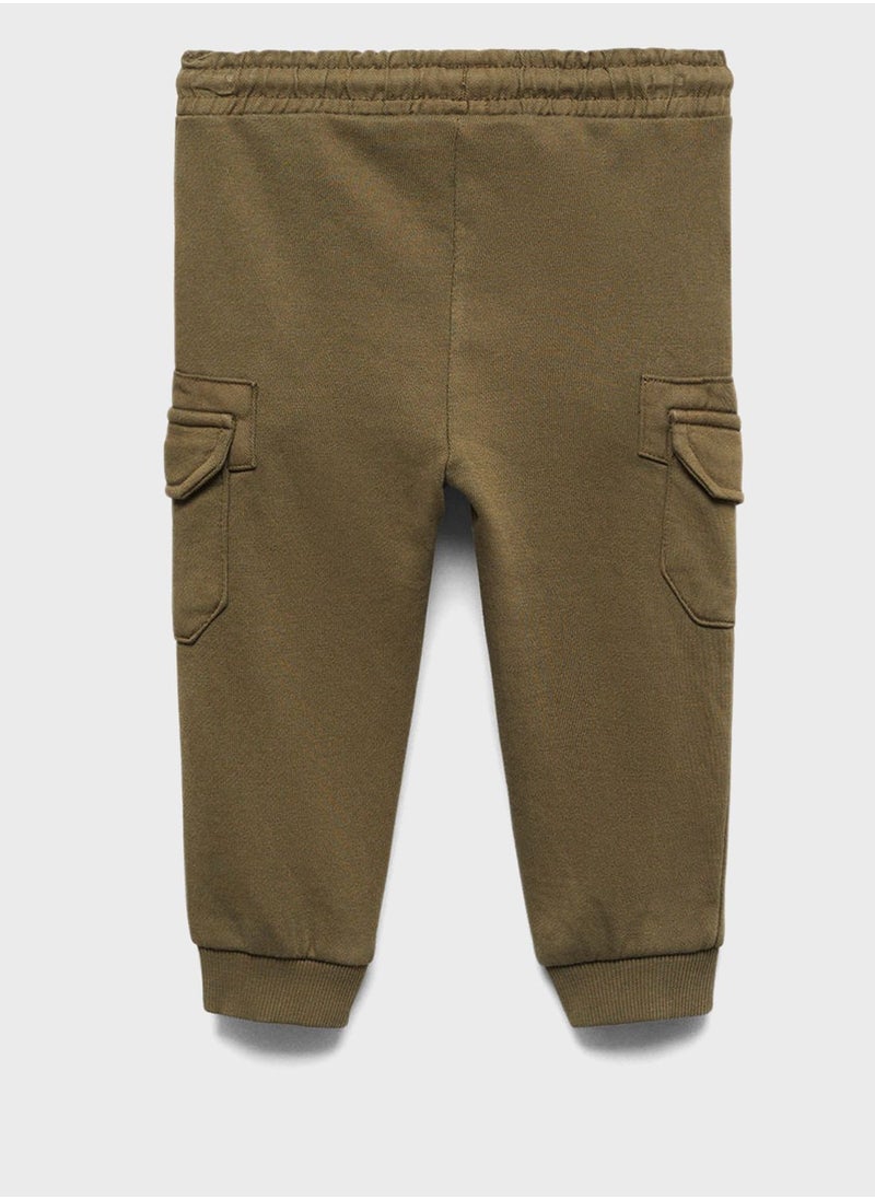 MANGO - Kids Essential Cargo Joggers - Image 1