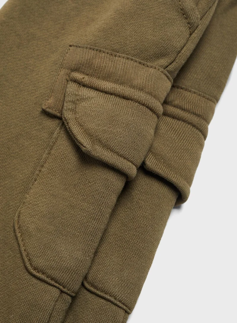 مانجو Kids Essential Cargo Joggers