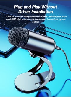 Generic Professiona USB Microphone Kit Plug & Play,Live K-song Recording,easy to use and has clear sound quality,Suitable For Computers,Recording,Podcasts,Games,Etc  - Image 2