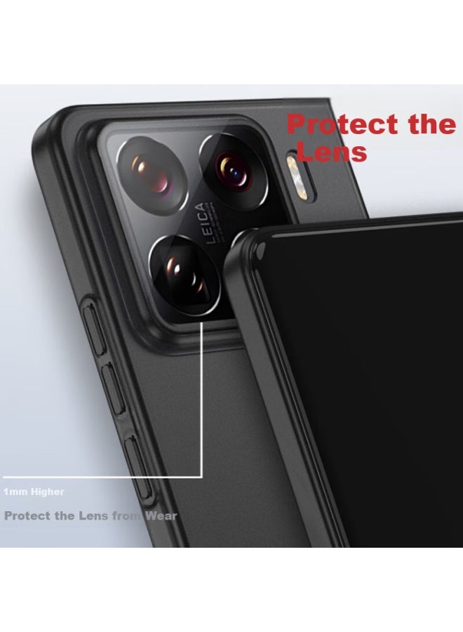 MAIKUQI غطاء حماية مضاد للسقوط رقيق للغاية غير لامع شبه شفاف صديق للبشرة لهاتف Xiaomi 15 - Image 2