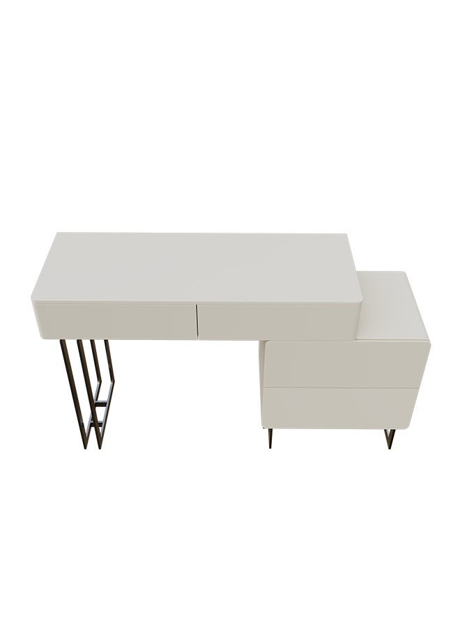 Neo Front Dressing Table Cosmetic Table with Drawers, Stool, Dressing Table, Vanity Desk with Storage Shelf and 7 Drawers, Bedroom Dressing Table DB-ZT2296 - Image 4