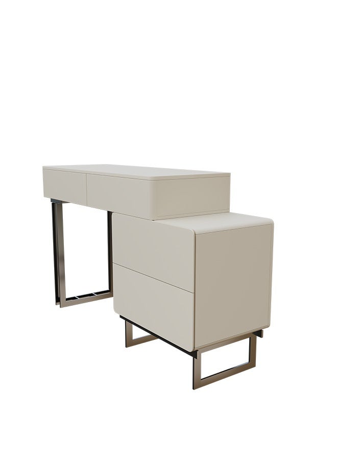 Neo Front Dressing Table Cosmetic Table with Drawers, Stool, Dressing Table, Vanity Desk with Storage Shelf and 7 Drawers, Bedroom Dressing Table DB-ZT2296 - Image 2